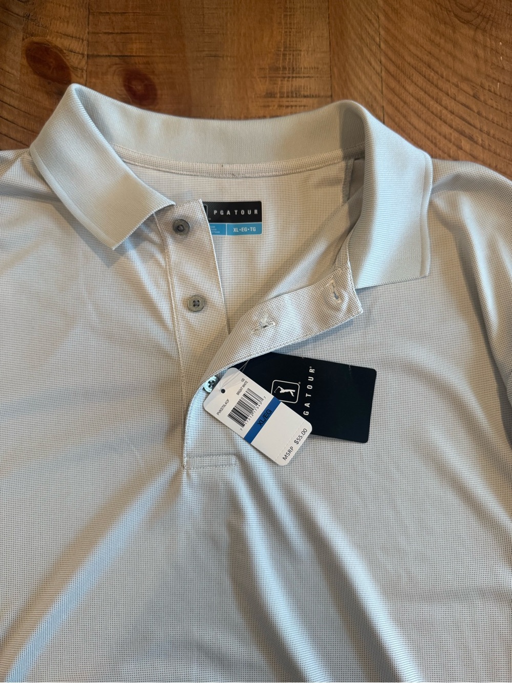 PGA Tour Men’s Light Blue Polo Shirt